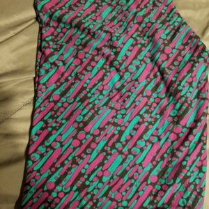 Green,black,purple TC leggings